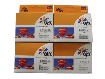 Compatible Epson 288XL ink cartridges 4 Pack (1BK/1C/1M/1Y) Compatible Epson 288XL ink cartridges 4 Pack (1BK/1C/1M/1Y)
