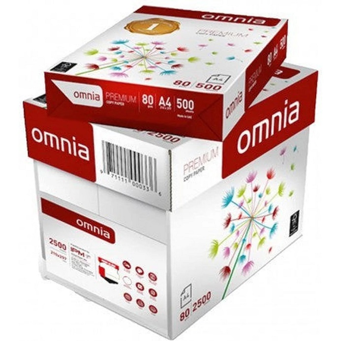 Omnia A4 Copy Paper Ream (500 sheets) Omnia A4 Copy Paper Ream (500 sheets)